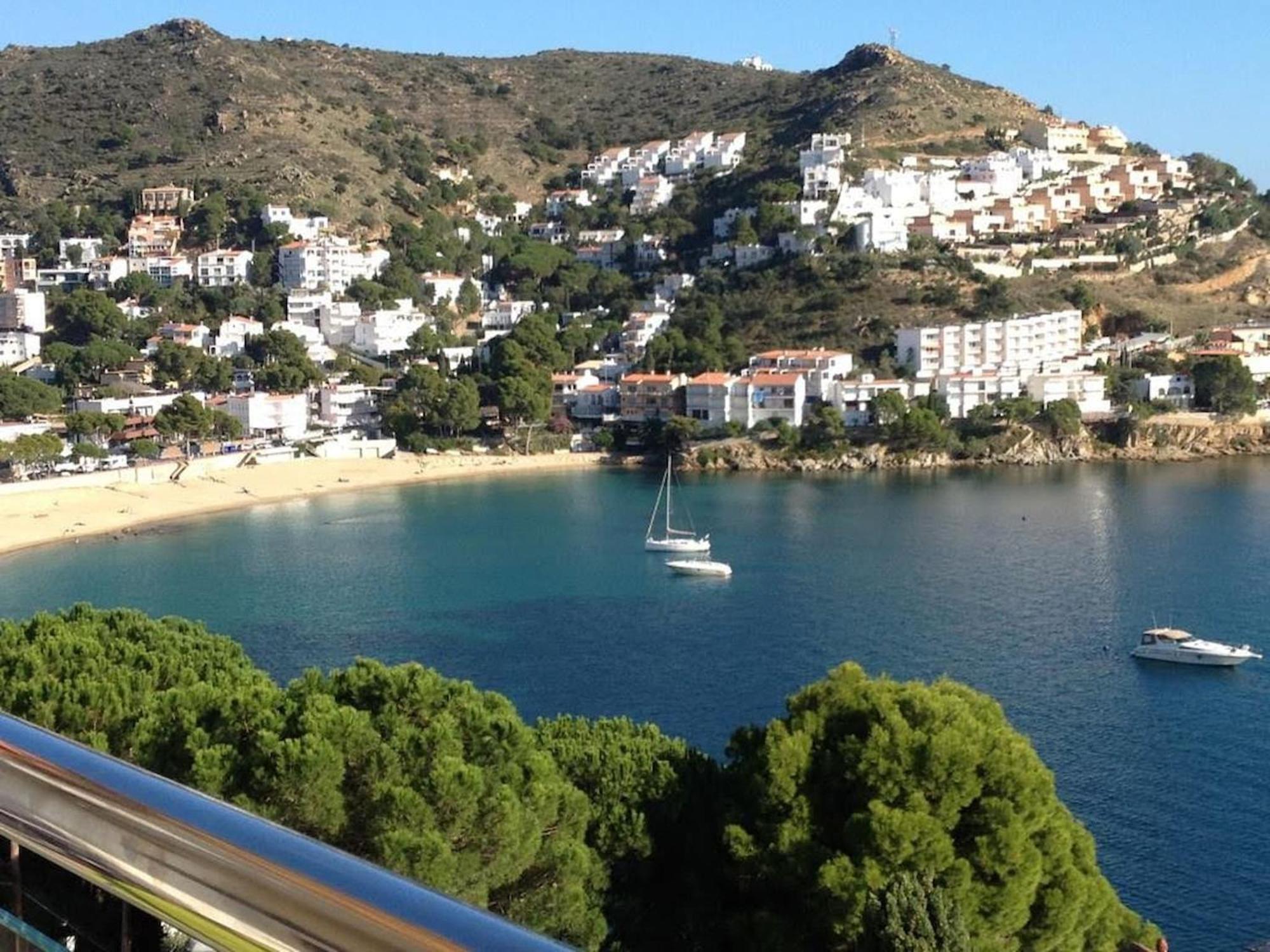 Apartamento Vista Mar Y Parking En Roses Av-27 Kültér fotó