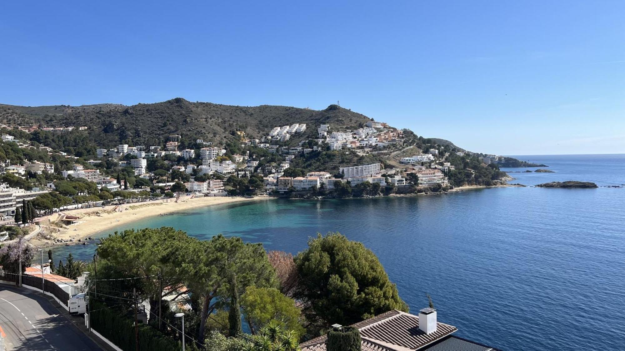 Apartamento Vista Mar Y Parking En Roses Av-27 Kültér fotó