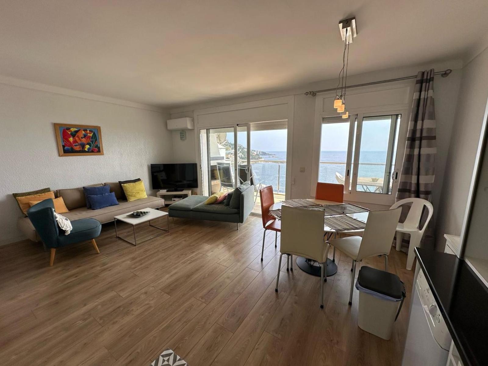 Apartamento Vista Mar Y Parking En Roses Av-27 Kültér fotó